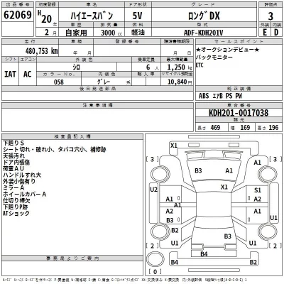 Toyota HIACE VAN  с аукциона в Японии