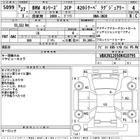 BMW 4-Series лот № 5099 оценка 4  с аукциона в Японии 2
