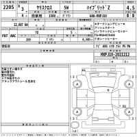 Toyota YARIS CROSS лот № 2205 оценка 4.5  с аукциона в Японии 2