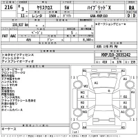 Toyota YARIS CROSS лот № 216 оценка RA  с аукциона в Японии 2