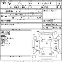 Toyota PASSO лот № 7067 оценка R  с аукциона в Японии 2