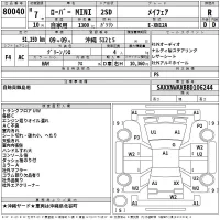 Rover MINI лот № 80040 оценка R  с аукциона в Японии 2