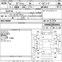Suzuki SPLASH лот № 4120 оценка RA  с аукциона в Японии 2