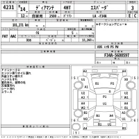Mitsubishi DIAMANTE лот № 4231 оценка 3  с аукциона в Японии 2