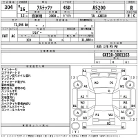 Toyota ALTEZZA лот № 304 оценка R  с аукциона в Японии 2