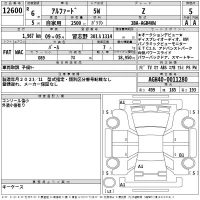 Toyota ALPHARD лот № 12600 оценка 5  с аукциона в Японии 2