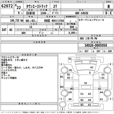Toyota TOWN ACE TRUCK  с аукциона в Японии