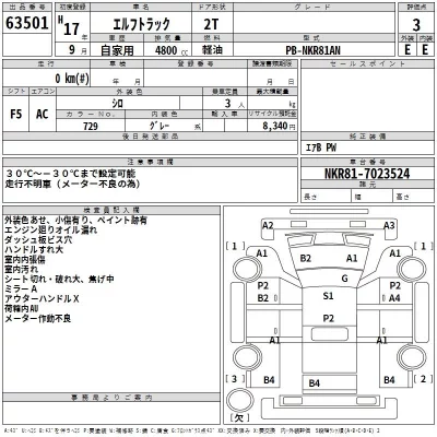 Isuzu ELF  с аукциона в Японии
