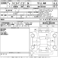 Toyota LAND CRUISER PRADO лот № 12686 оценка 4.5  с аукциона в Японии 2
