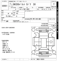 Nissan NV200 лот № 50001 оценка 4  с аукциона в Японии 10