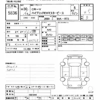 Honda CR-V лот № 5836 оценка 4.5  с аукциона в Японии 9