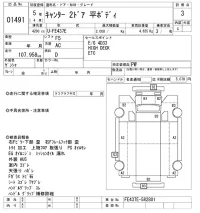Mitsubishi CANTER лот № 1491 оценка 3  с аукциона в Японии 10