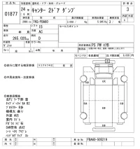 Mitsubishi CANTER лот № 1877 оценка 3  с аукциона в Японии 10