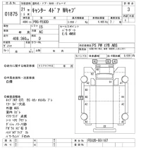 Mitsubishi CANTER лот № 1875 оценка 3  с аукциона в Японии 10
