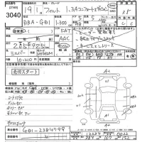Honda FIT лот № 3040 оценка 3.5  с аукциона в Японии 10