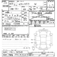 Honda ZEST лот № 3038 оценка 3.5  с аукциона в Японии 10