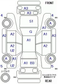 Honda STEP WAGON лот № 25044 оценка 3.5  с аукциона в Японии 7