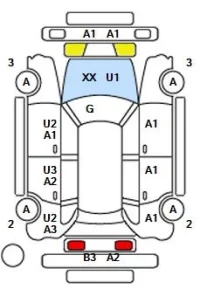 Audi A4 лот № 33507 оценка 3.5  с аукциона в Японии 11