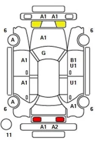 BMW 5-Series лот № 34506 оценка 4  с аукциона в Японии 11