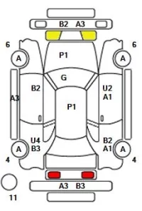 Honda INTEGRA лот № 34529 оценка 3  с аукциона в Японии 11