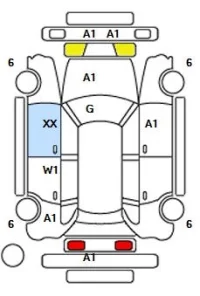 Audi A6 лот № 36017 оценка 4.5  с аукциона в Японии 11
