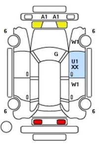 Audi A1 лот № 36018 оценка 4.5  с аукциона в Японии 11