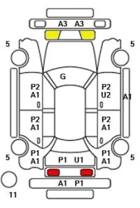 Subaru IMPREZA G4 лот № 25041 оценка 3.5  с аукциона в Японии 11