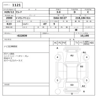 Nissan SERENA лот № 1121 оценка 3  с аукциона в Японии 6
