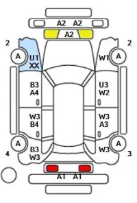 Toyota ALPHARD лот № 25146 оценка R  с аукциона в Японии 11