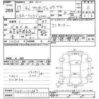 Nissan PRESAGE лот № 269 оценка R  с аукциона в Японии 10