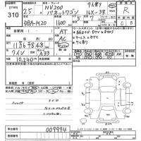 Nissan NV200 лот № 310 оценка R  с аукциона в Японии 10
