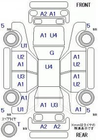 Subaru LEGACY OUTBACK лот № 20259 оценка 3  с аукциона в Японии 11