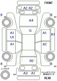 Honda FREED лот № 20292 оценка 3.5  с аукциона в Японии 11