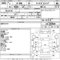 Honda N VAN лот № 3001 оценка RA  с аукциона в Японии 2