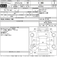 Nissan X-TRAIL лот № 10112 оценка 3  с аукциона в Японии 11