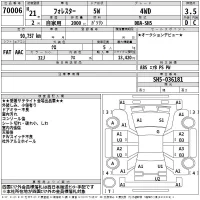 Subaru FORESTER лот № 70006 оценка 3.5  с аукциона в Японии 2