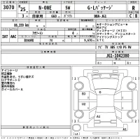 Honda N ONE лот № 3070 оценка R  с аукциона в Японии 2