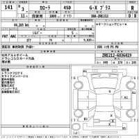 Toyota COROLLA лот № 141 оценка R  с аукциона в Японии 2