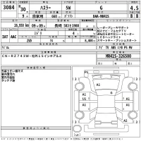 Suzuki HUSTLER лот № 3084 оценка 4.5  с аукциона в Японии 2