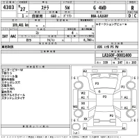 Subaru STELLA лот № 4303 оценка R  с аукциона в Японии 2