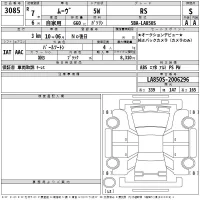 Daihatsu MOVE лот № 3085 оценка S  с аукциона в Японии 2