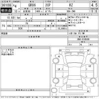 Toyota 86 лот № 36108 оценка 4.5  с аукциона в Японии 11