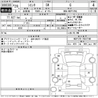 Toyota SIENTA лот № 30030 оценка 4  с аукциона в Японии 11