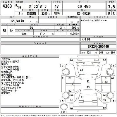 Mazda BONGO VAN  с аукциона в Японии
