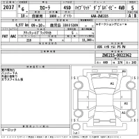 Toyota COROLLA лот № 2037 оценка 5  с аукциона в Японии 2