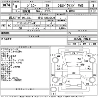 Suzuki JIMNY лот № 3074 оценка 3  с аукциона в Японии 2