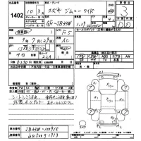Suzuki JIMNY WIDE лот № 1402 оценка 3  с аукциона в Японии 9