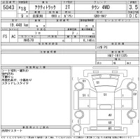 Honda ACTY TRUCK лот № 5043 оценка 3.5  с аукциона в Японии 11