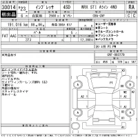 Subaru IMPREZA лот № 30014 оценка RA  с аукциона в Японии 11
