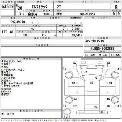 Isuzu ELF  с аукциона в Японии